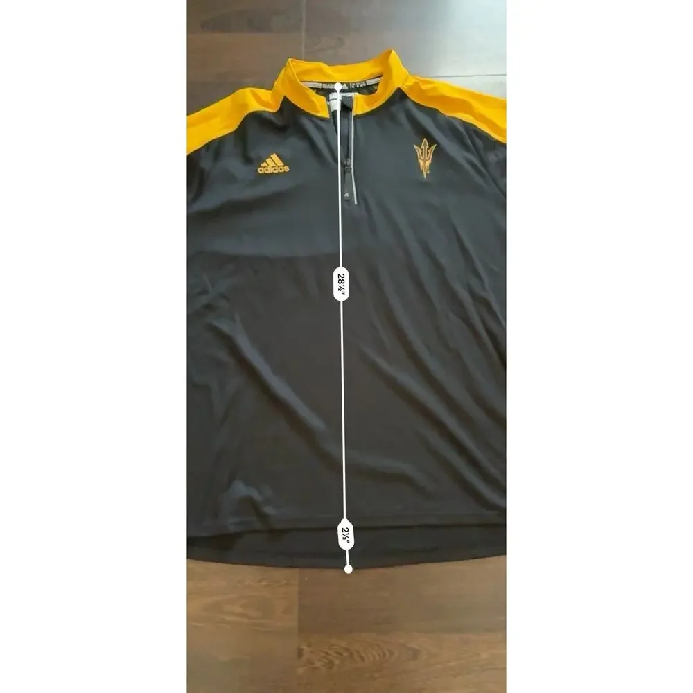 Arizona State Sun Devils Adidas NCAA Men's Sideline Climalite Knit Team Issued